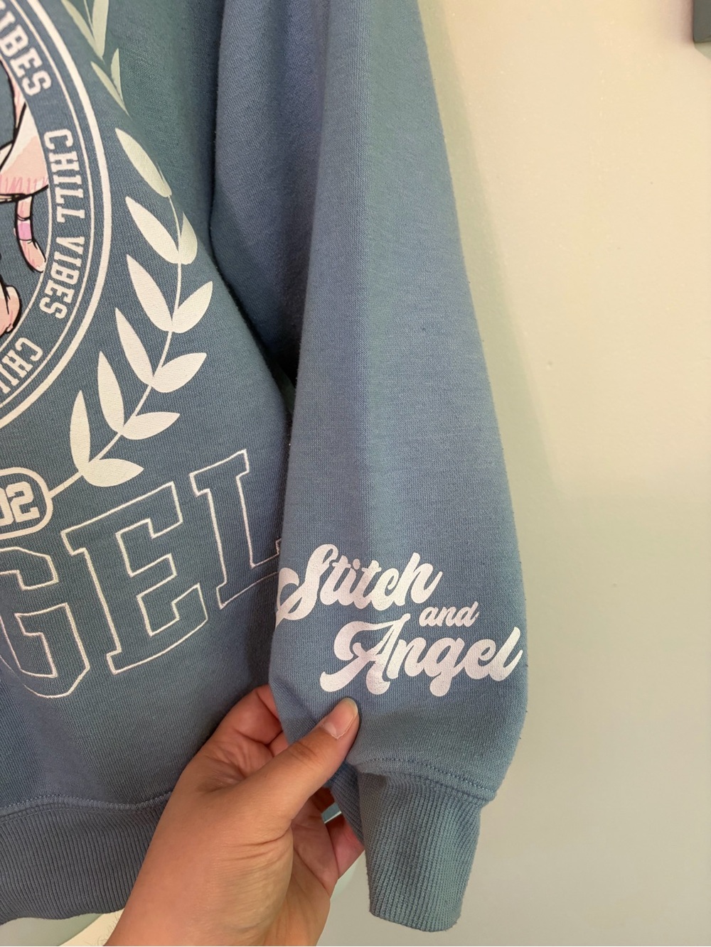Disney Lilo & Stitch Crewneck Sweatshirt - Light Blue - Picture 2 of 4